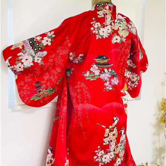 Japanese Print KIMONO - Wearable Art! - Picture 7 of 16